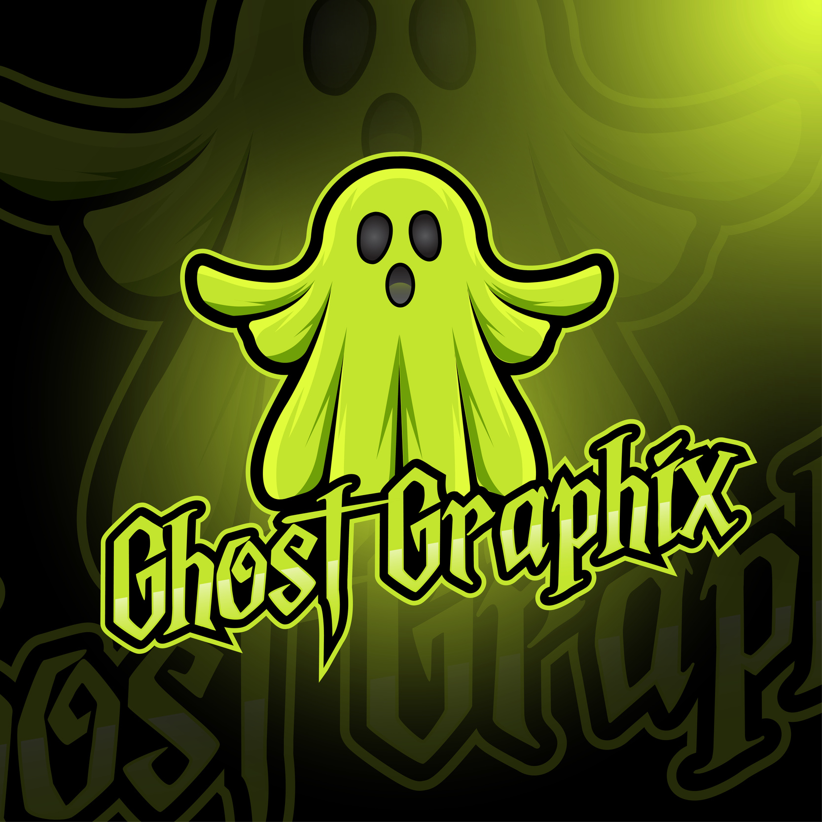 the ghost graphix logo on a black background. Fiberglass and Gel Coat repair company near Culver Indiana